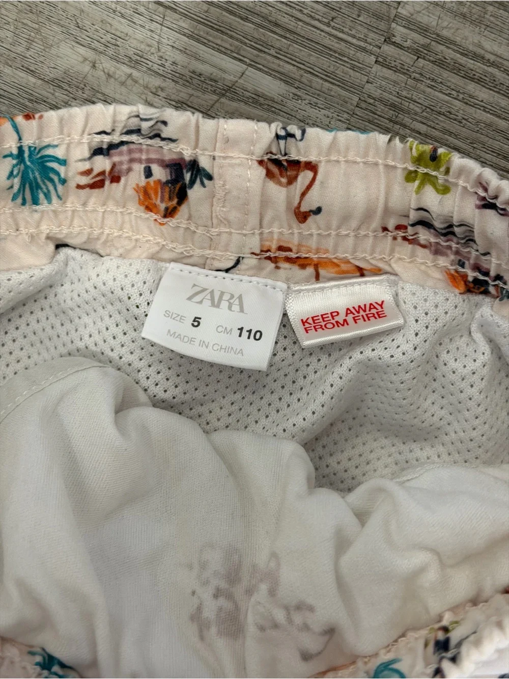 Zara Kids Unisex Swim Shorts Size 5